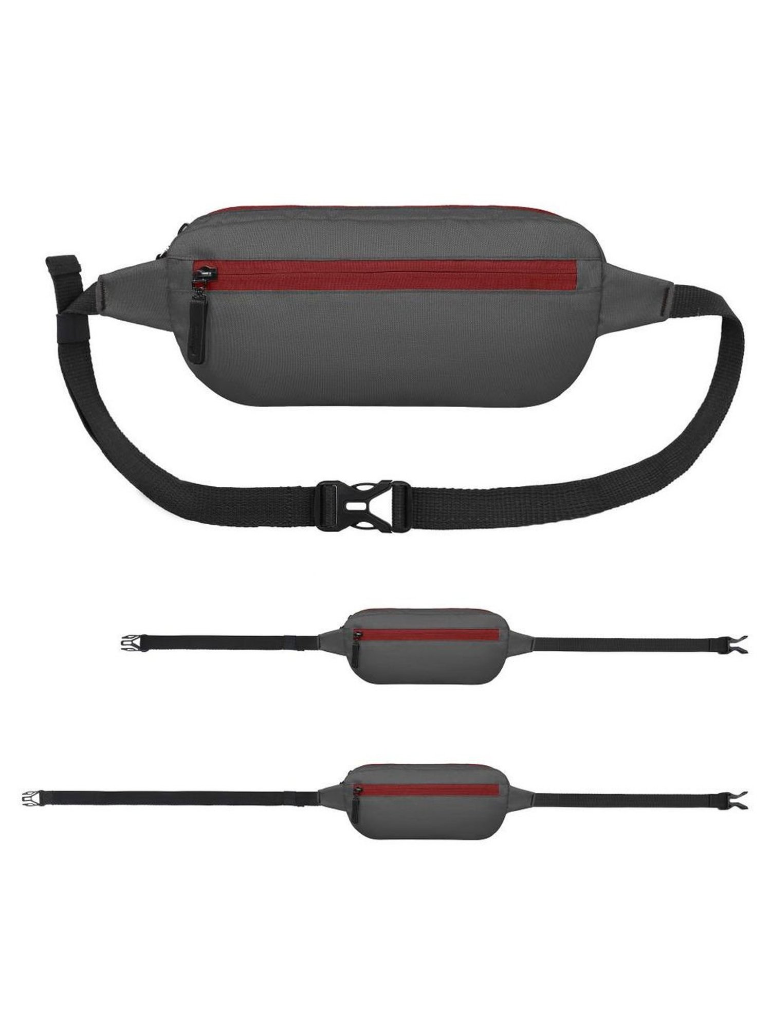 Harissons Camel Polyester Solid Waist Pouch