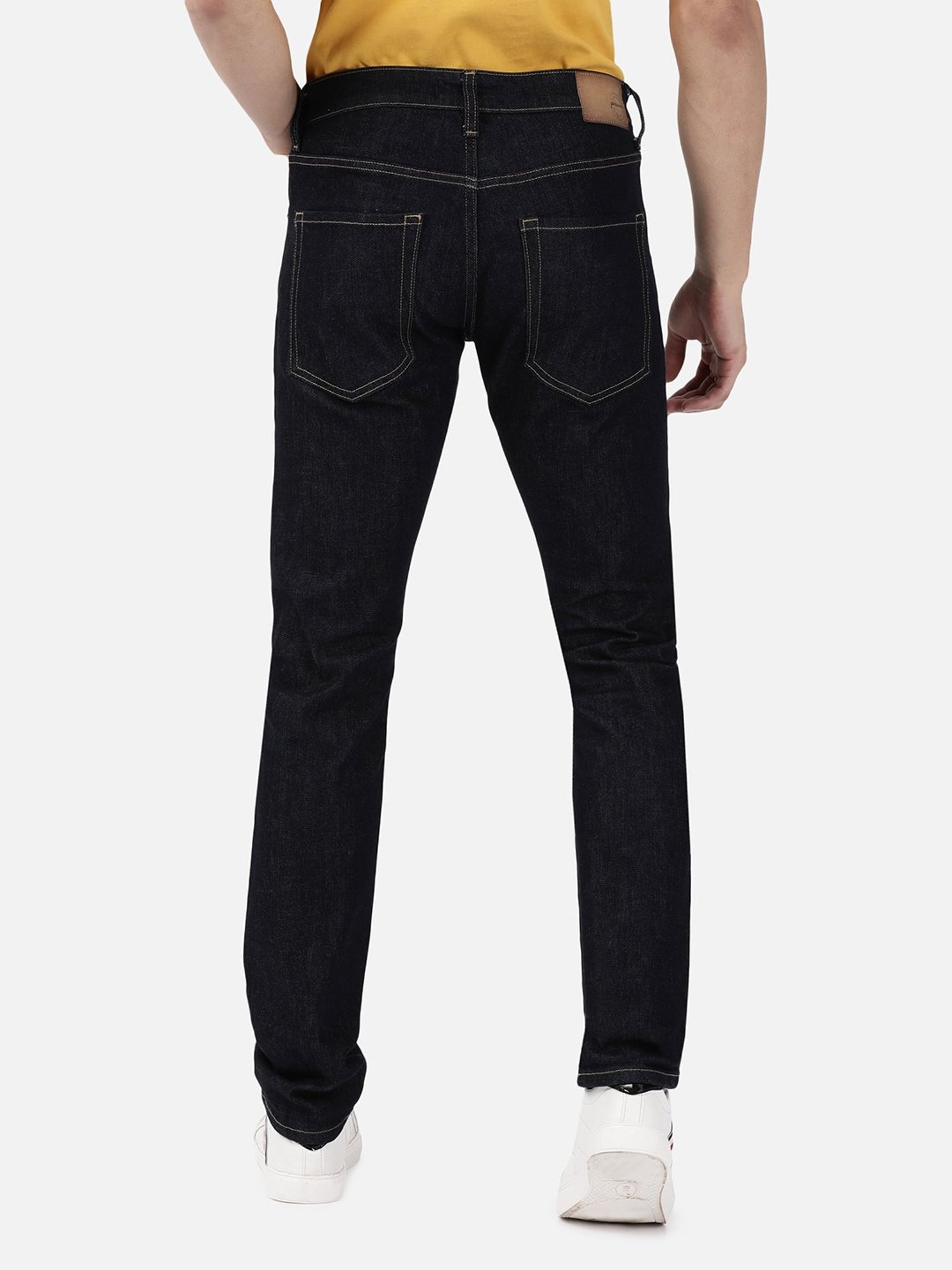 Passion Dark Blue Slim Fit Lightly Washed Jeans