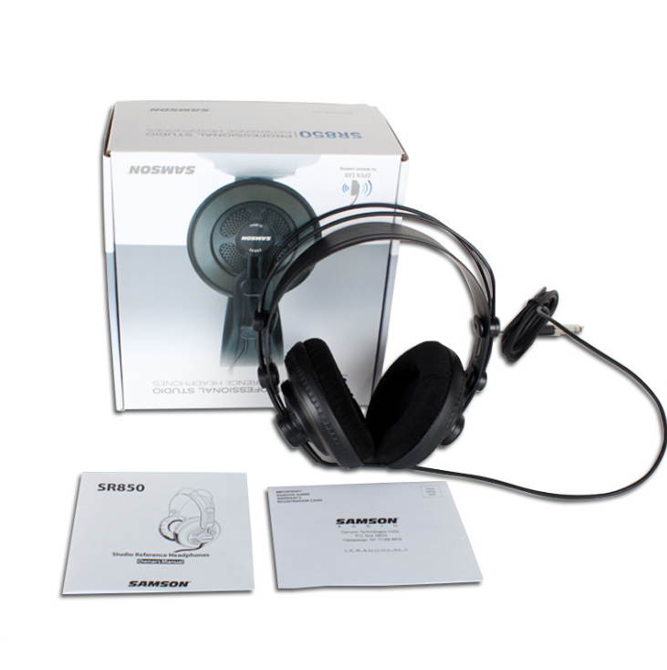 Samson SR850 headset professional recording music K song monitoring semi-closed headphones