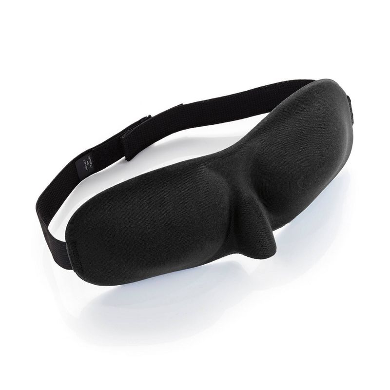 Travel Smart by Conair Contoured Eye Mask - Black