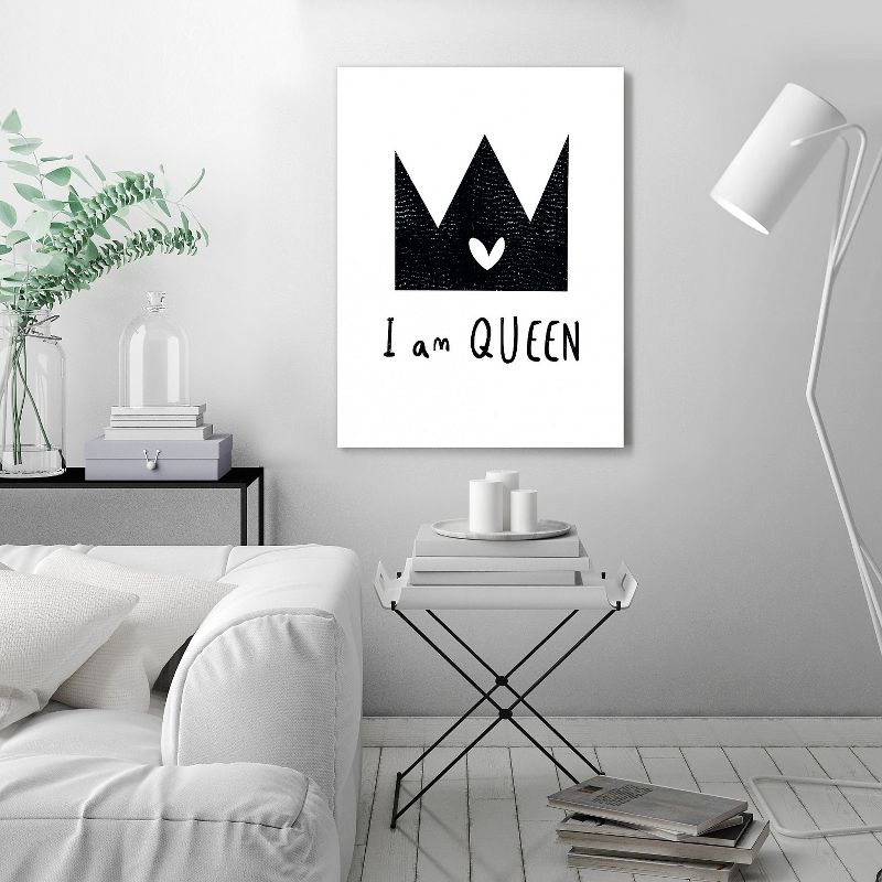 Americanflat I Am King by Roseanne Kenny Wall Art Canvas - 11" x 14"