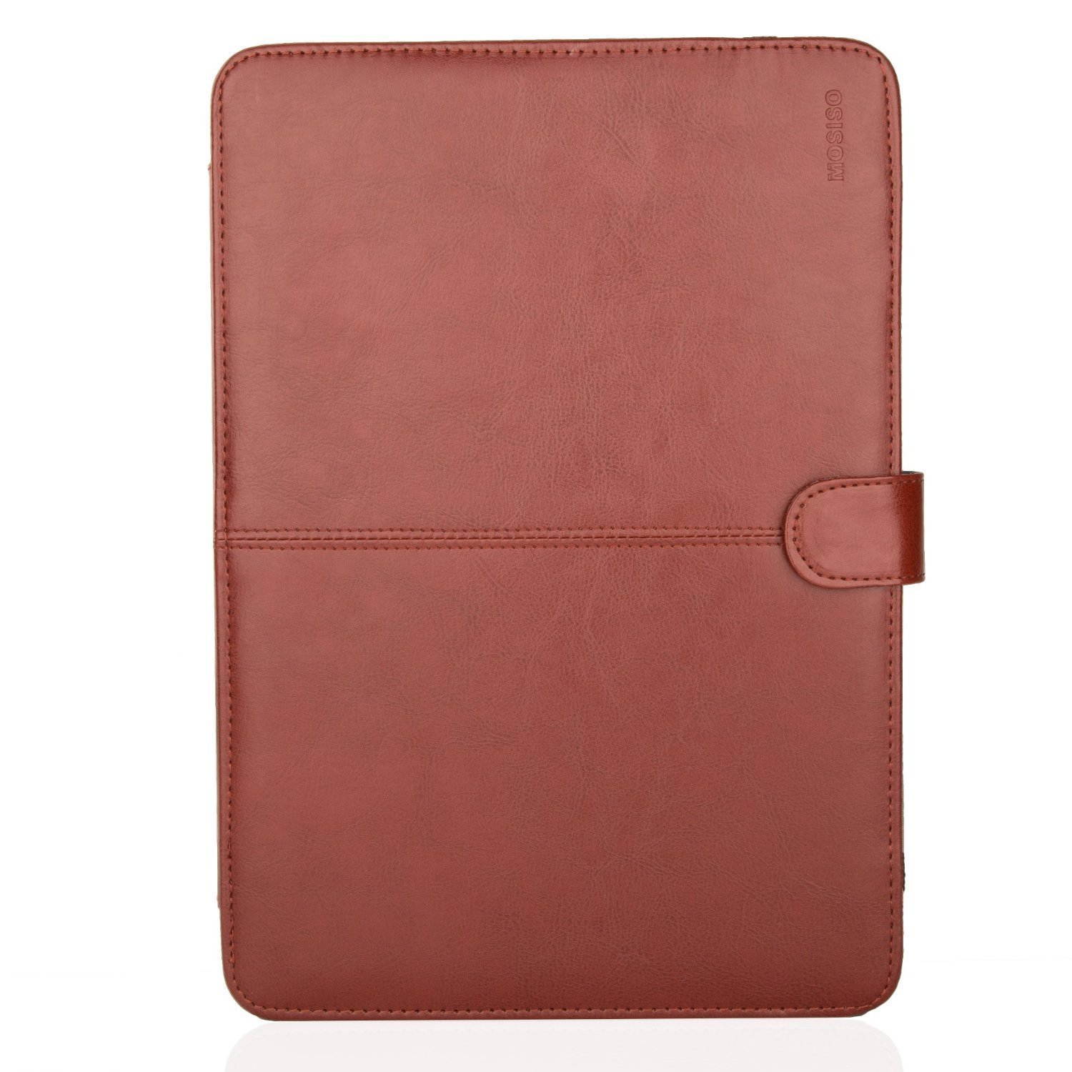 Mosiso MacBook Air 11 Sleeve Case, Premium Quality PU Leather Book Cover Clip On Folio Case for MacBook Air 11.6" (Models: A1370 and A1465)