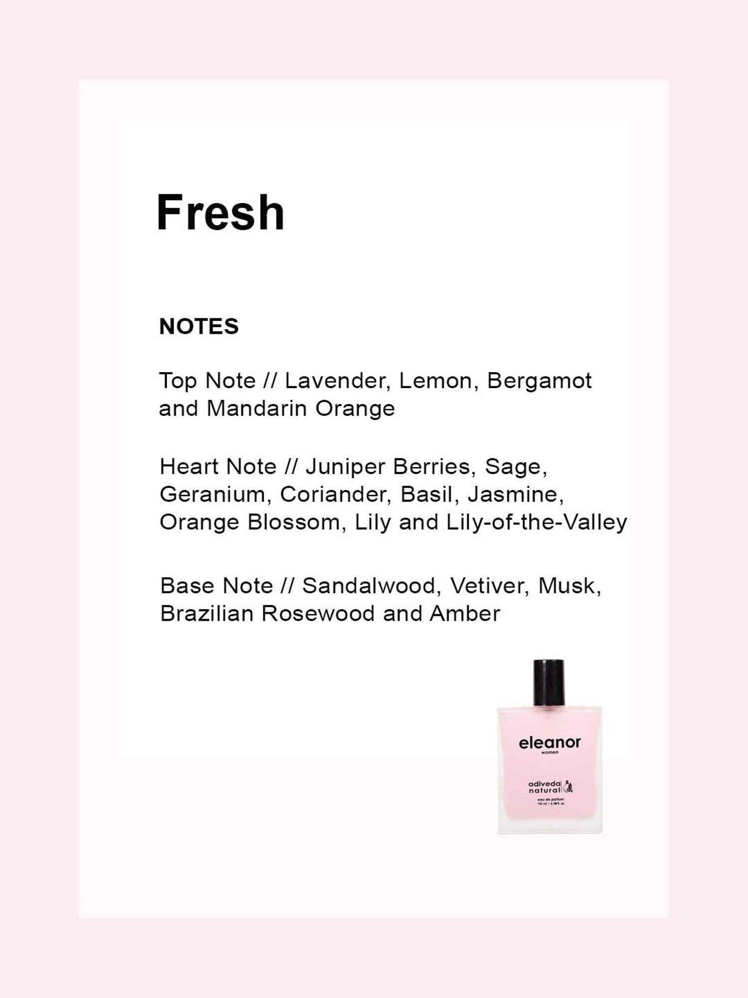 Adiveda Natural Eleanor Women EDP - 100 ml