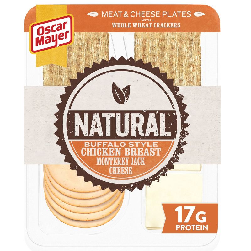 Oscar Mayer Natural Buffalo Style Chicken Breast with Monterey Jack Cheese Snack Plate - 3.3oz