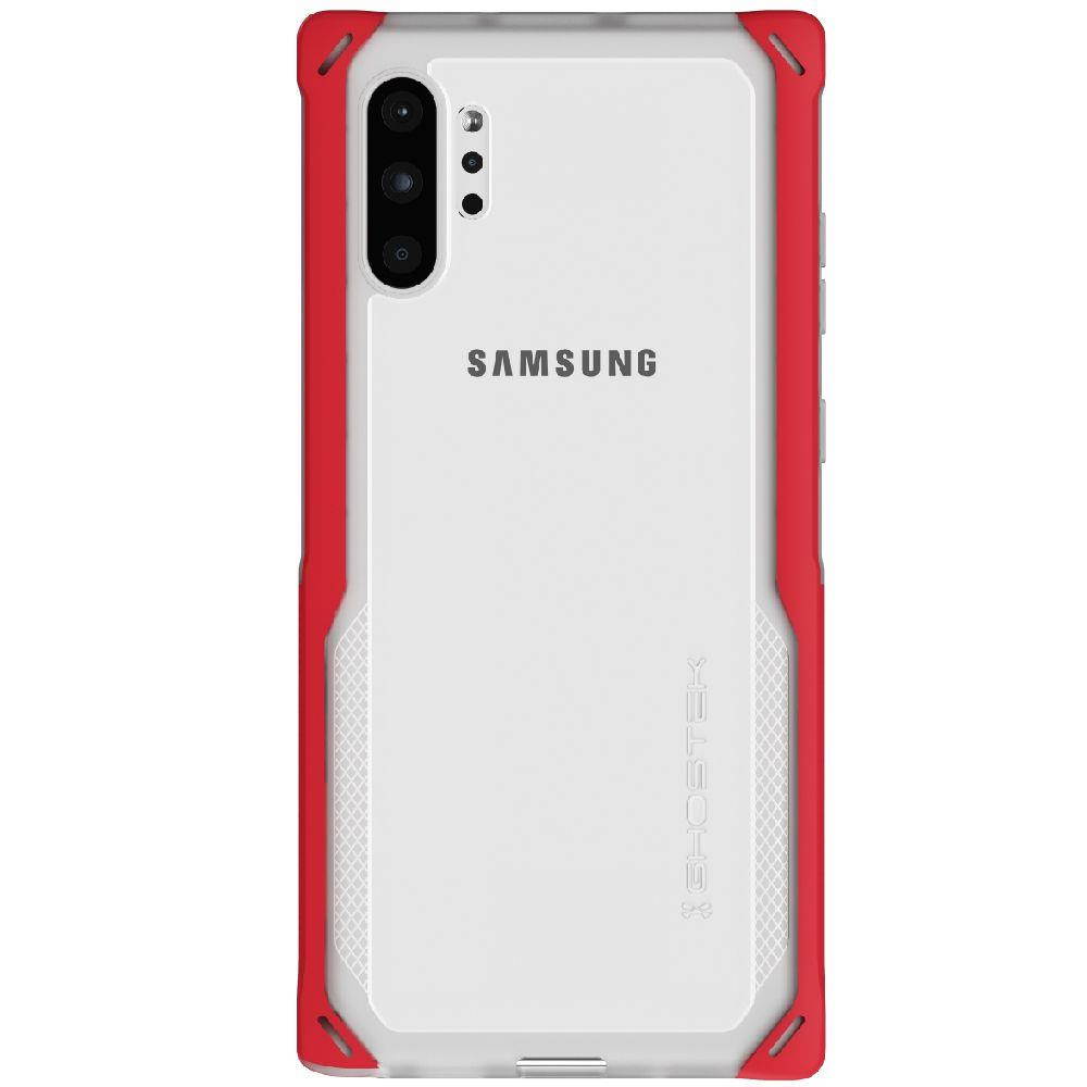 Ghostek Cloak Designed for Samsung Note 10 Case Clear Tough Bumper Protector Cover Luxury Design Supports Wireless Battery Charging Raised Bezel for Extra Screen Protection 2019 Note10 - (Blue/Gold)