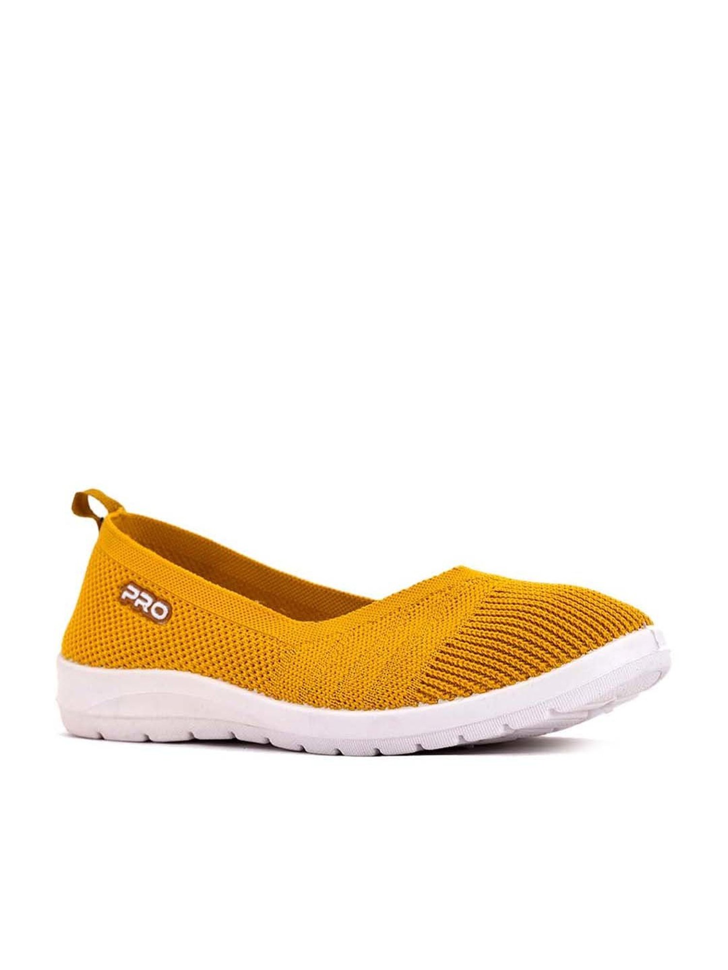 Pro by Khadim's Women's Yellow Flat Ballets