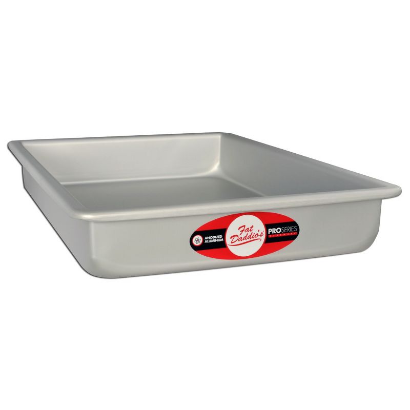 Fat Daddio's POB-9132 Anodized Aluminum 9 x 13 x 2 Inch Baking Sheet Cake Pan