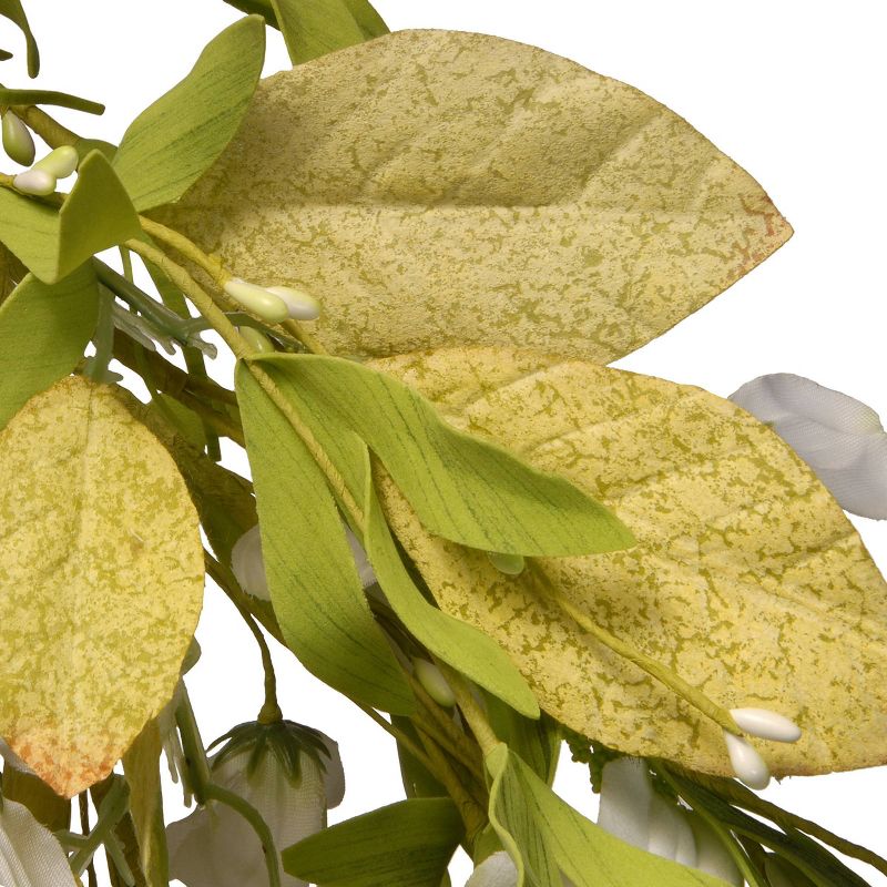 Artificial Dogwood Wreath White 22" - National Tree Company