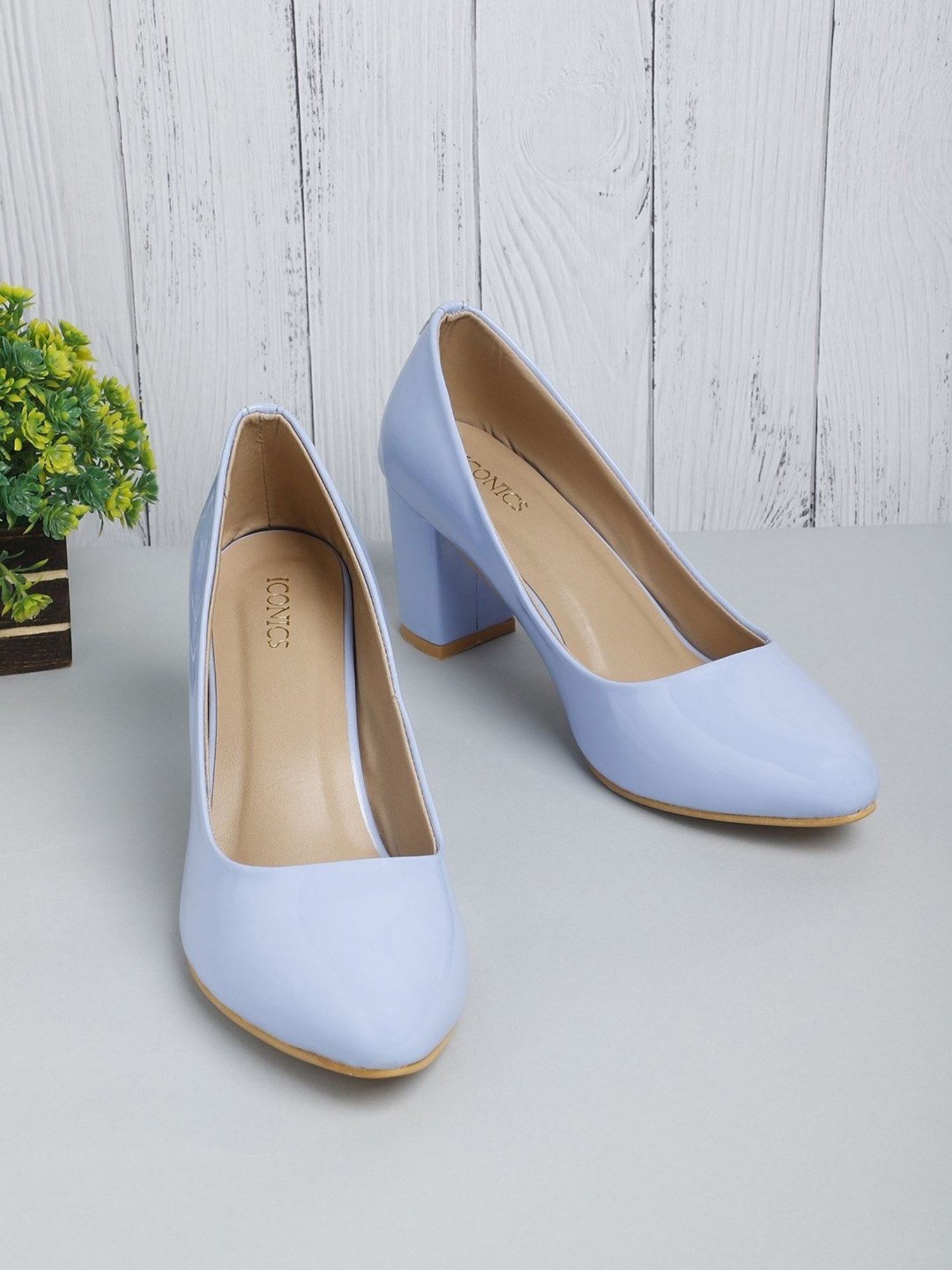 Iconics Women's Sky Blue Formal Pumps