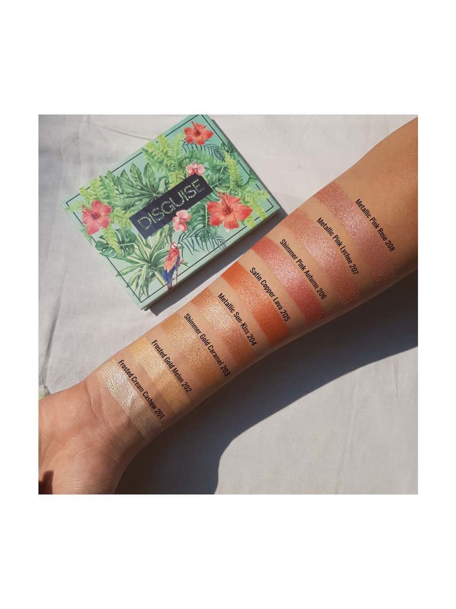 Disguise Cosmetics Satin Smooth Eyeshadow Squares Frosted Goldmelon 202 - 4.5 Gm