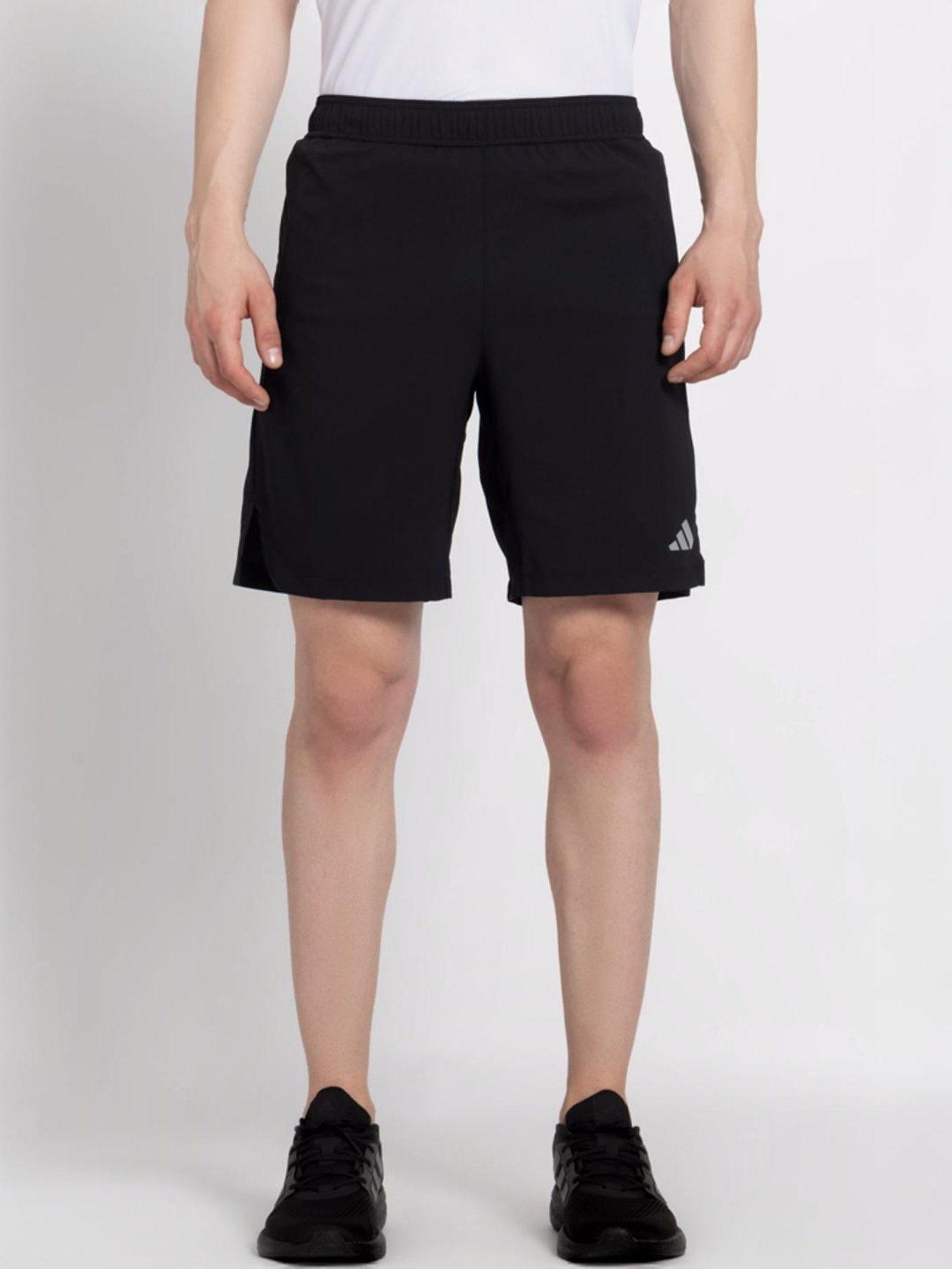 Reebok Black Regular Fit Sports Shorts