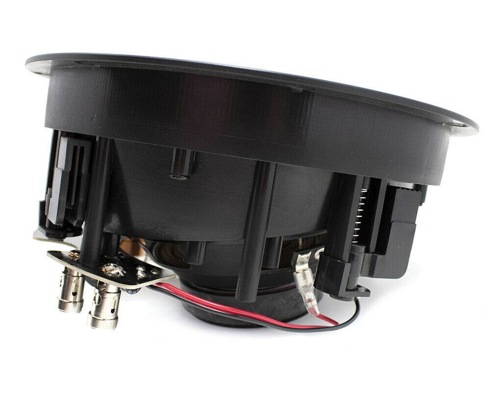 6.5" 100W Round Ceiling Tilt Angle Speaker Flush Wall Home Audio System White