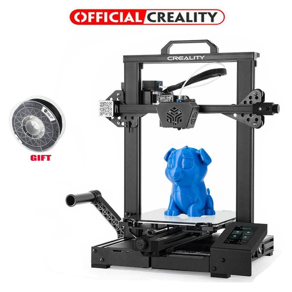 Creality CR-6 SE 3D Printer Ergonomic Extruder Meanwell Power +Black Filament Gift US