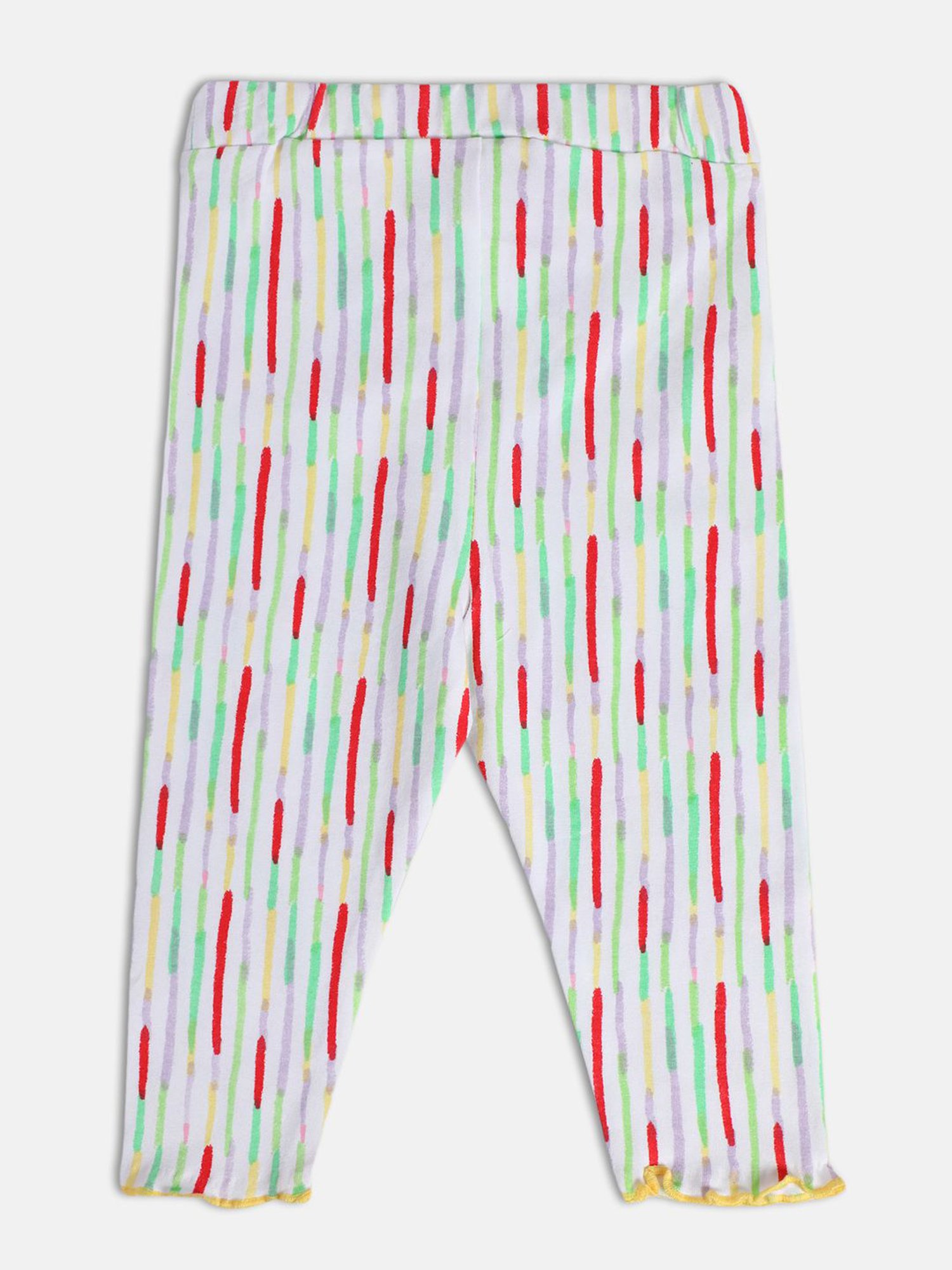 MINIKLUB Kids White Printed Leggings