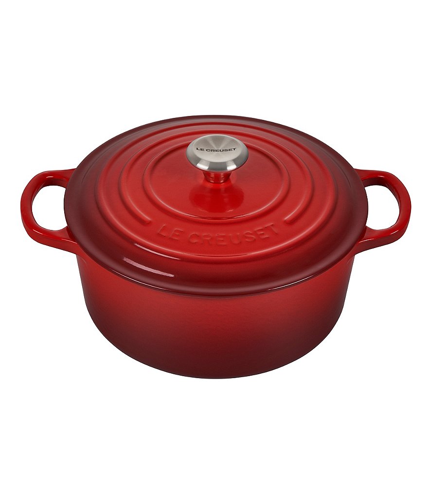 Le Creuset 7.25-qt Round Enameled Cast Iron Dutch Oven with Stainless Steel Knobs