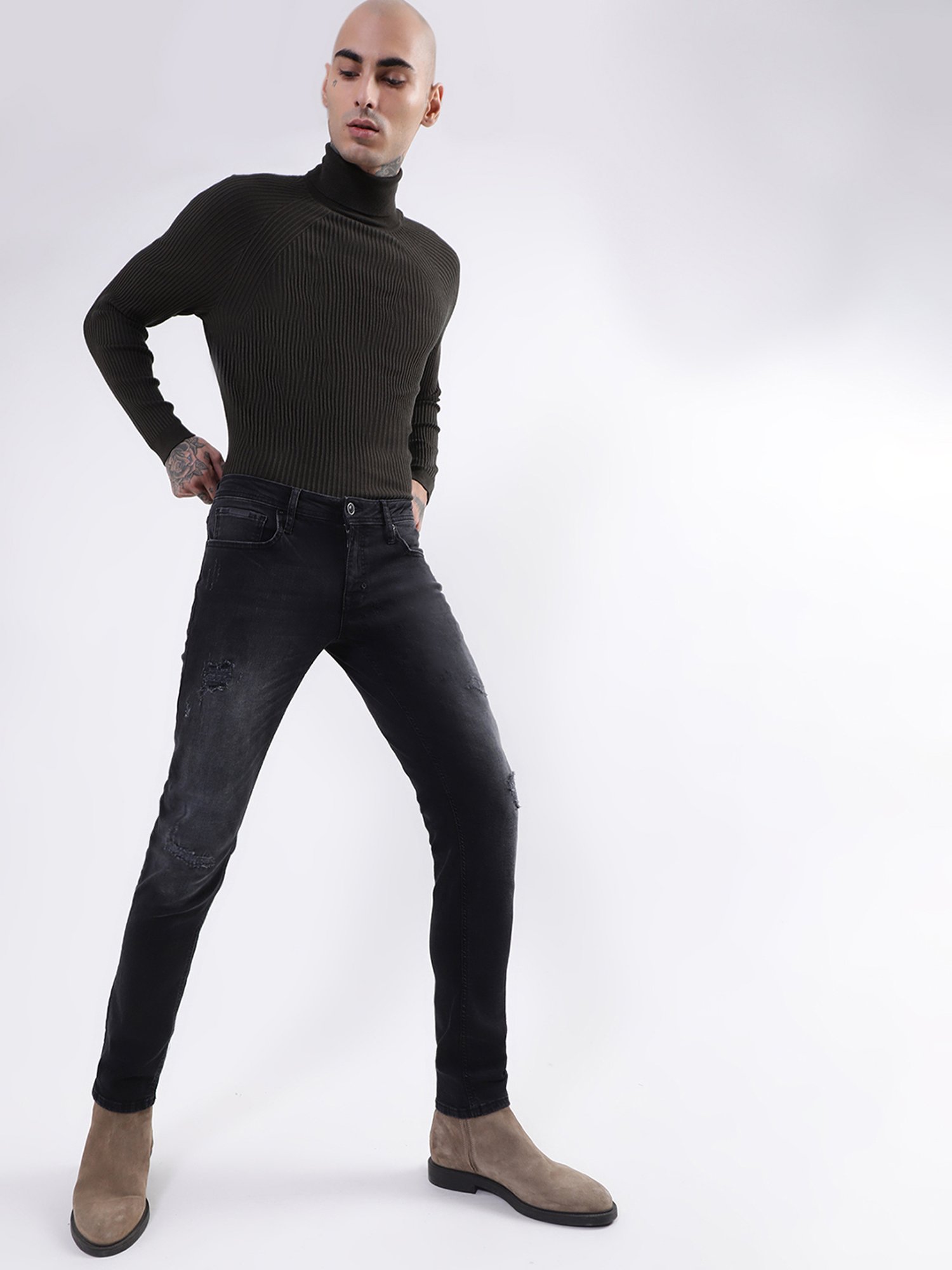 Antony Morato Black Slim Fit sweater