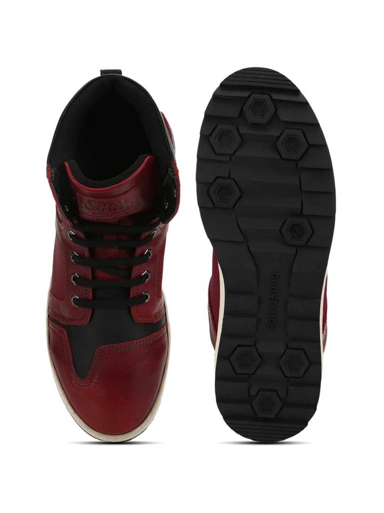 Royal Enfield Men's Maroon Boots