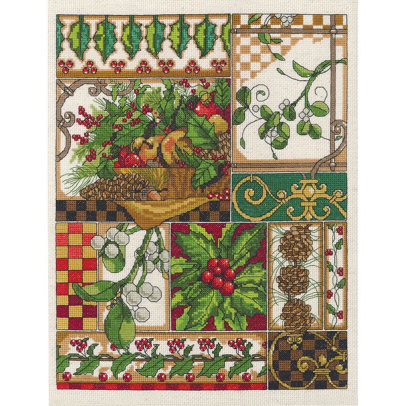 Janlynn Counted Cross Stitch Kit 11"X14"-Winter Montage (14 Count)