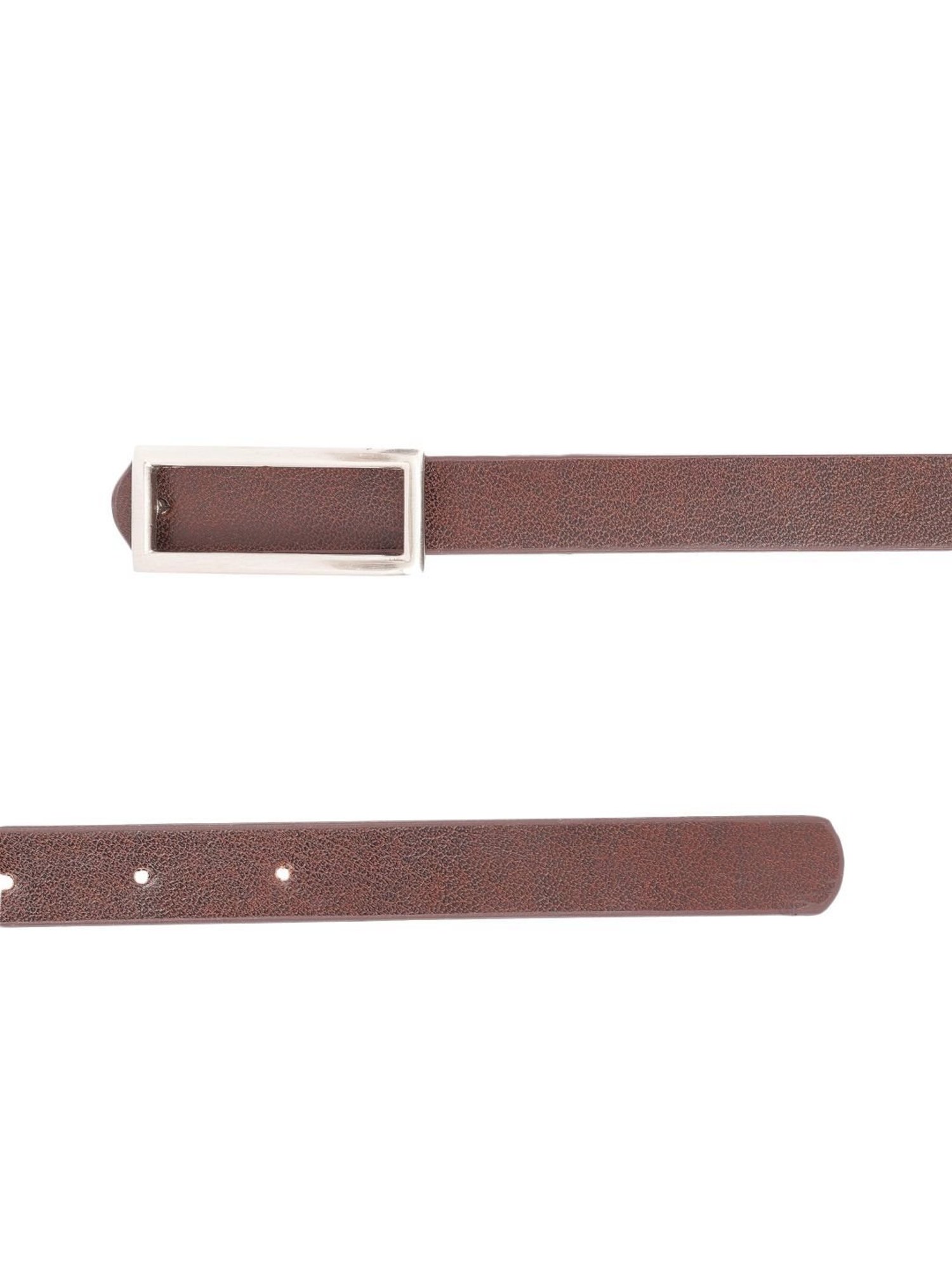 Antony Morato Black Leather Solid Waist Belt