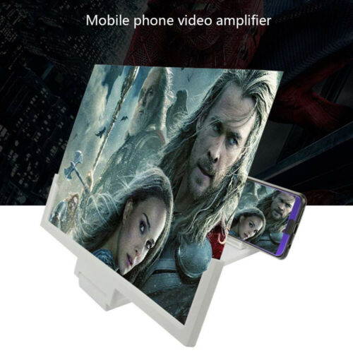 14" Smartphone Screen Magnifier 3D Video Mobile Phone Amplifier Stand Bracket US