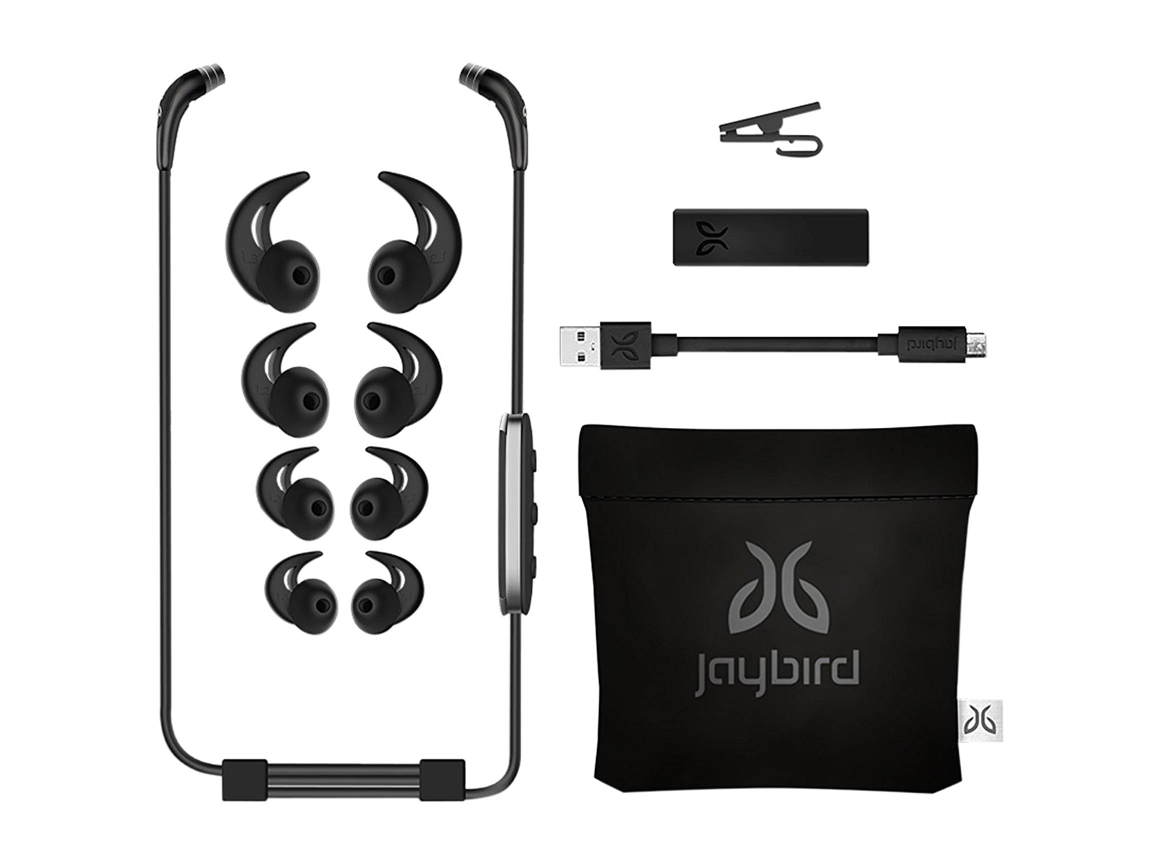 JayBird FREEDOM 2 In-Ear Wireless Bluetooth Headphones, Carbon, 985-000747