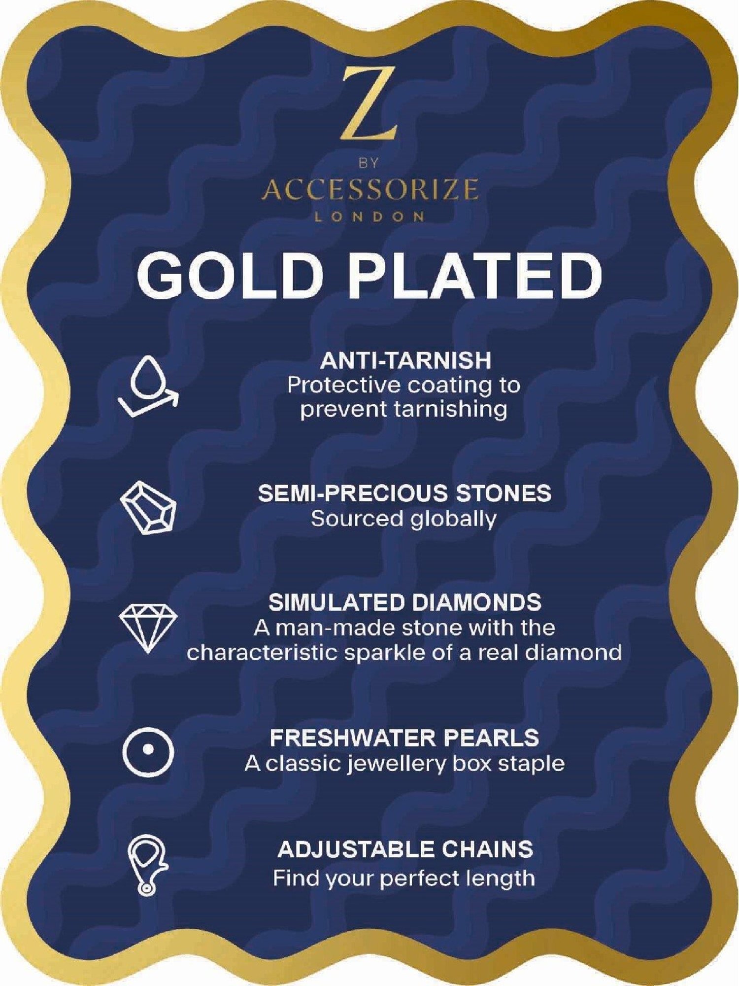 Accessorize London Women's Z Real Gold Plated Threaded Bangle