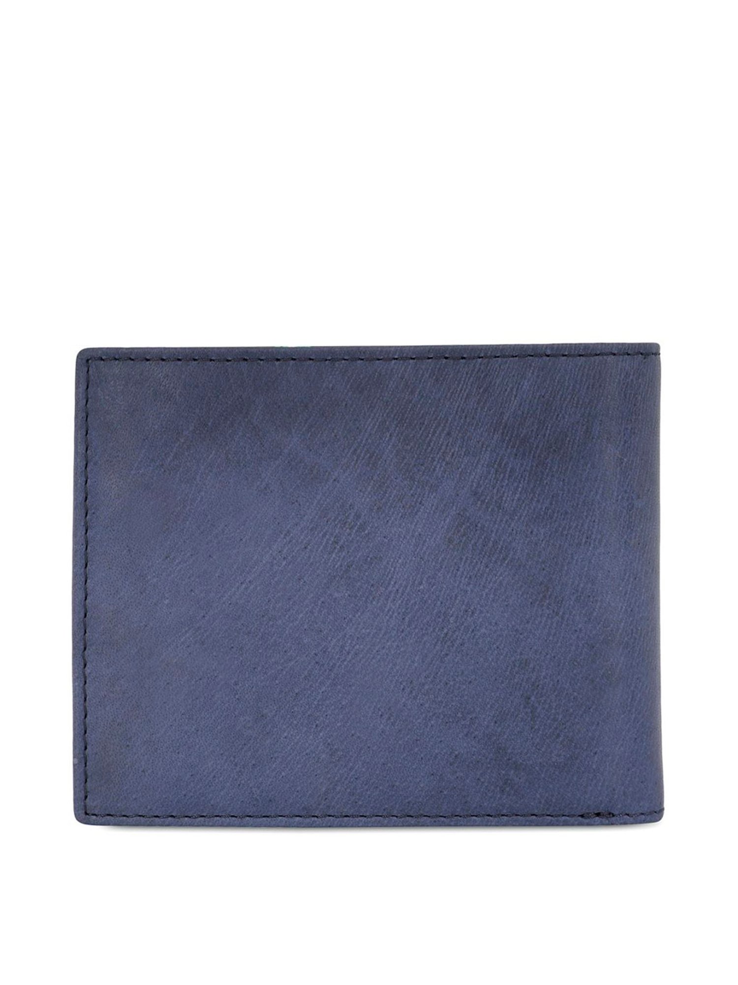United Colors of Benetton Natalio Navy Leather Solid Bi-Fold Wallet