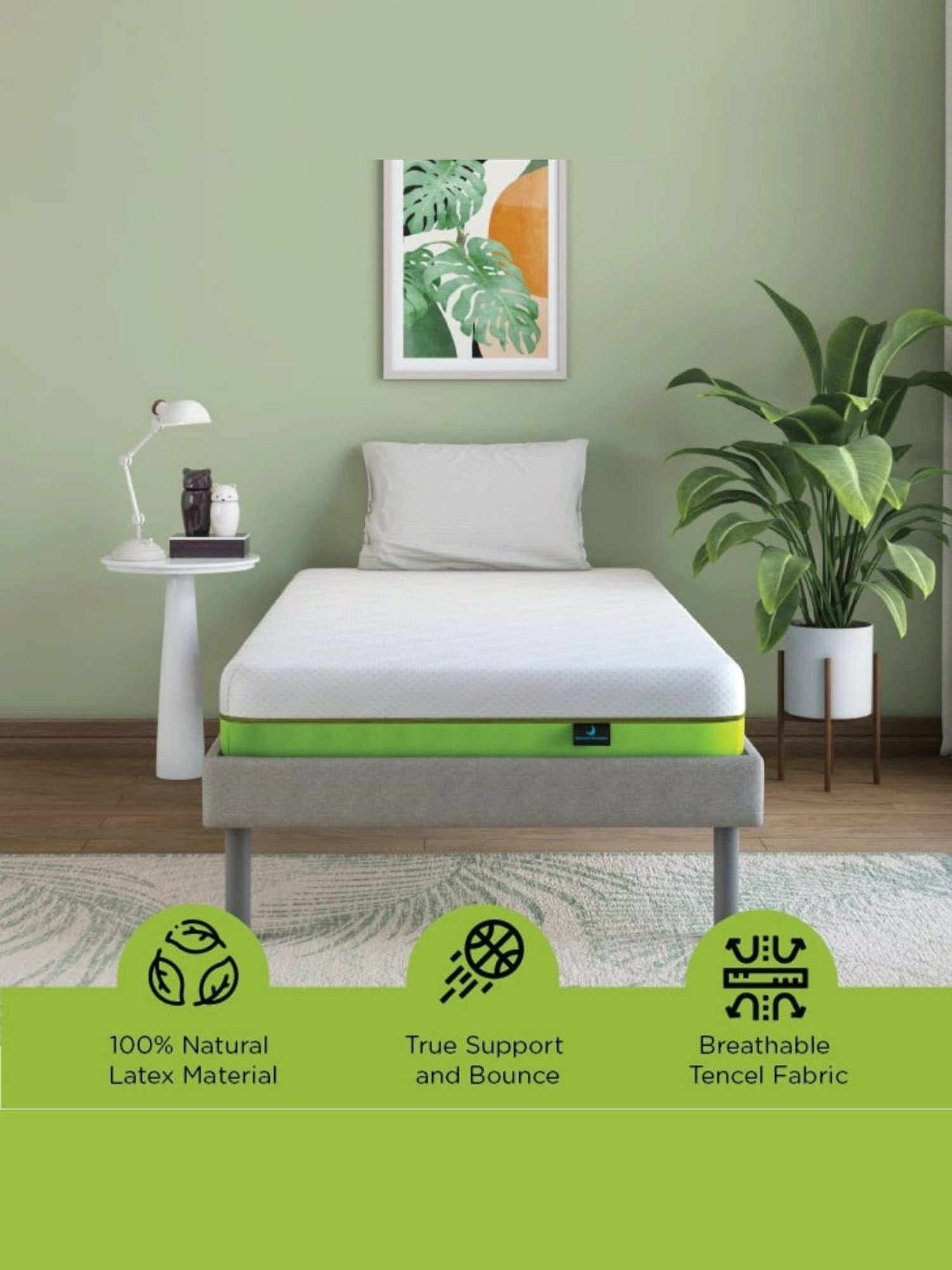 Duroflex Live-in Adapt Grey Foam New Gen Smart Design Flippable Adjustable Double Mattress
