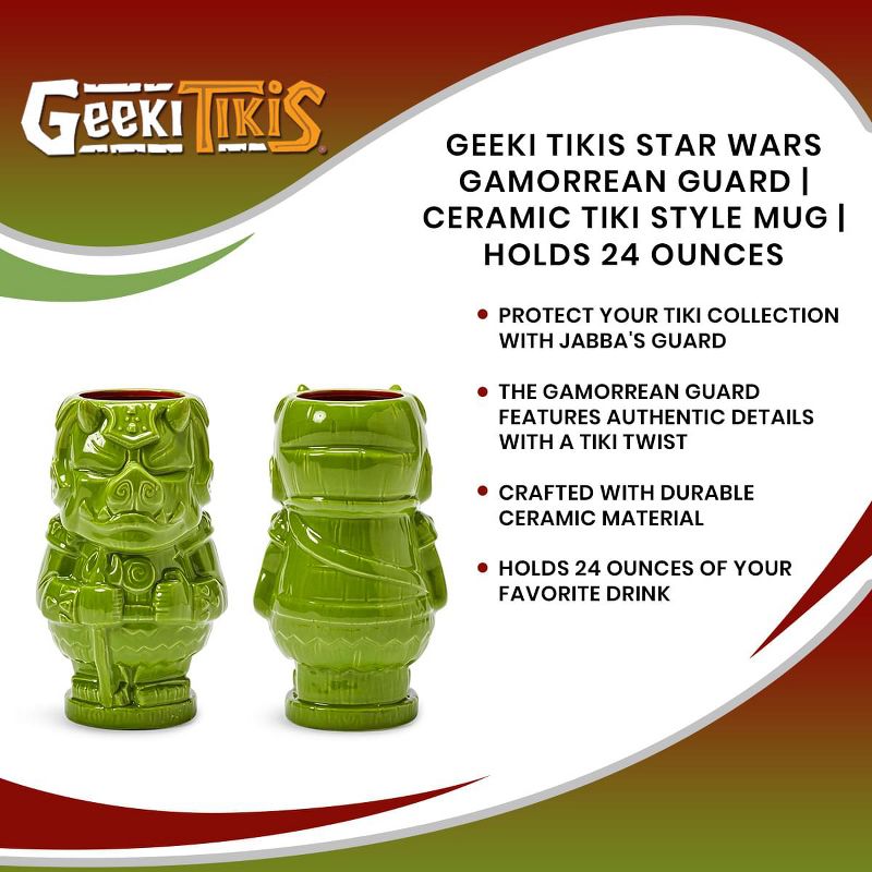 Beeline Creative Geeki Tikis Star Wars Gamorrean Guard | Ceramic Tiki Style Mug | Holds 24 Ounces