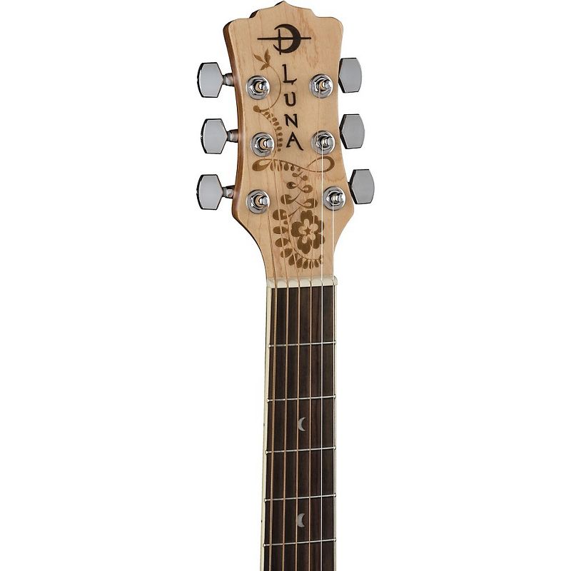 Luna Guitars Henna Oasis Select Spruce Acoustic-Electric Guitar Natural