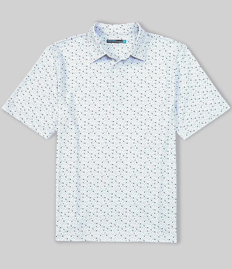 Cutter & Buck Big & Tall Prospect Textured Performance Stretch Short-Sleeve Polo Shirt