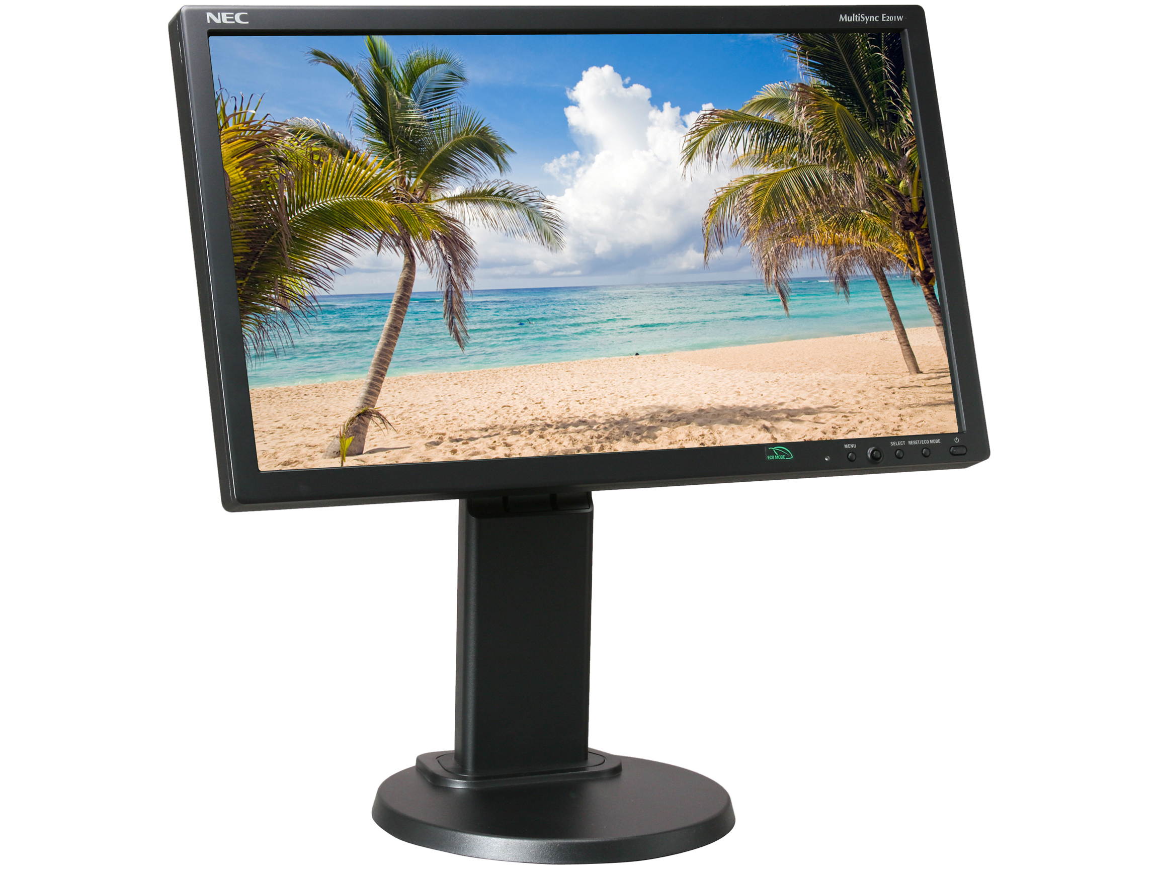 NEC Display Solutions E201W-BK 20" 1600 x 900 D-Sub, DVI, DisplayPort LCD Monitor