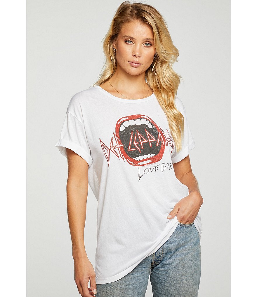 Chaser Knit Def Leppard Love Tee