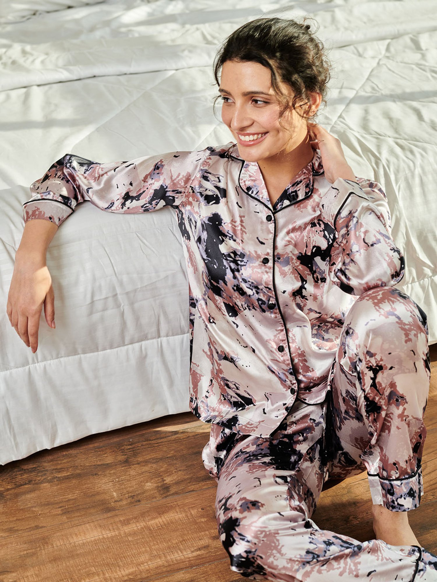 Dusk Attire Multicolor Kylo Pyjama Set