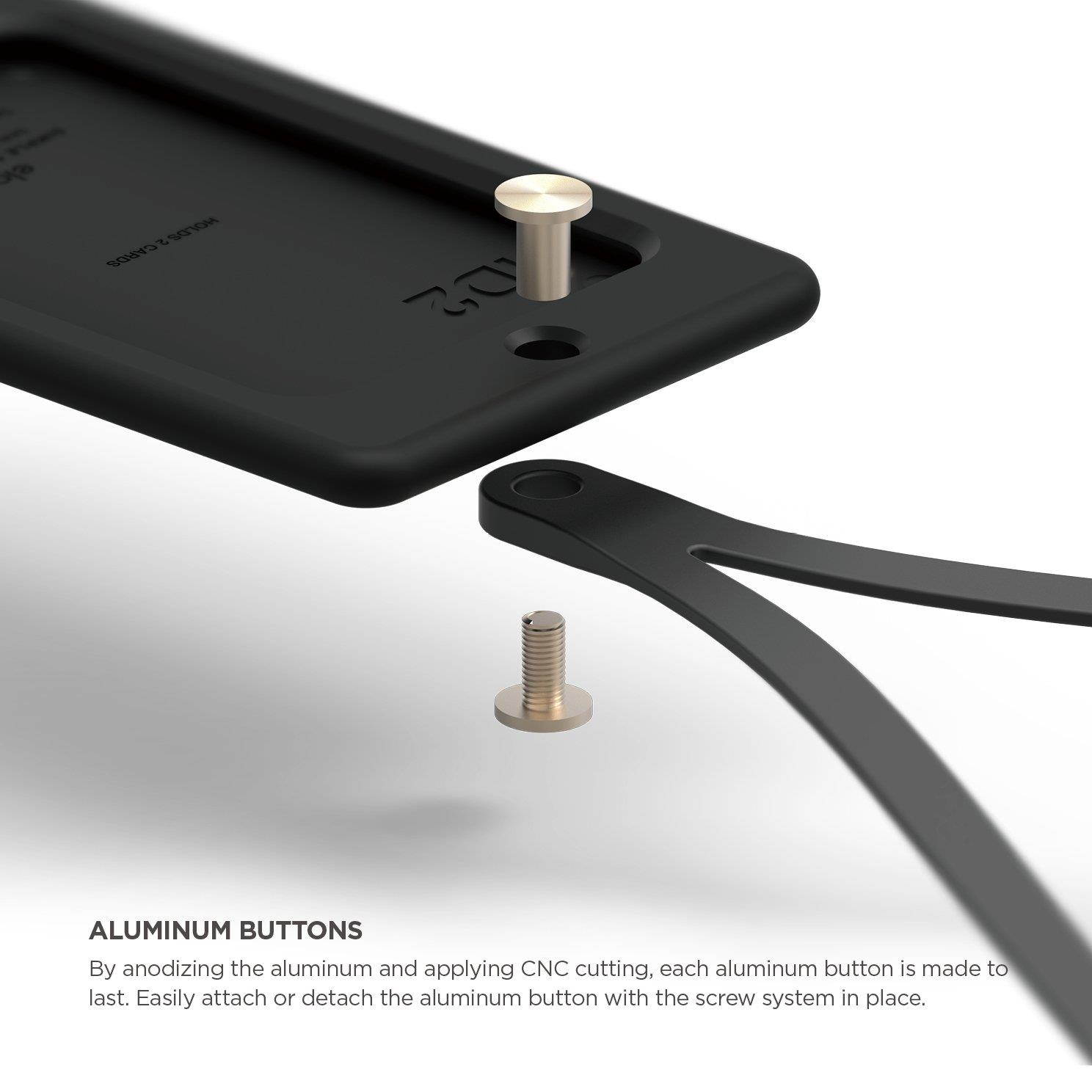 elago ID2 Silicon ID Card Holder (Able to Hold 2 Cards) (Black)