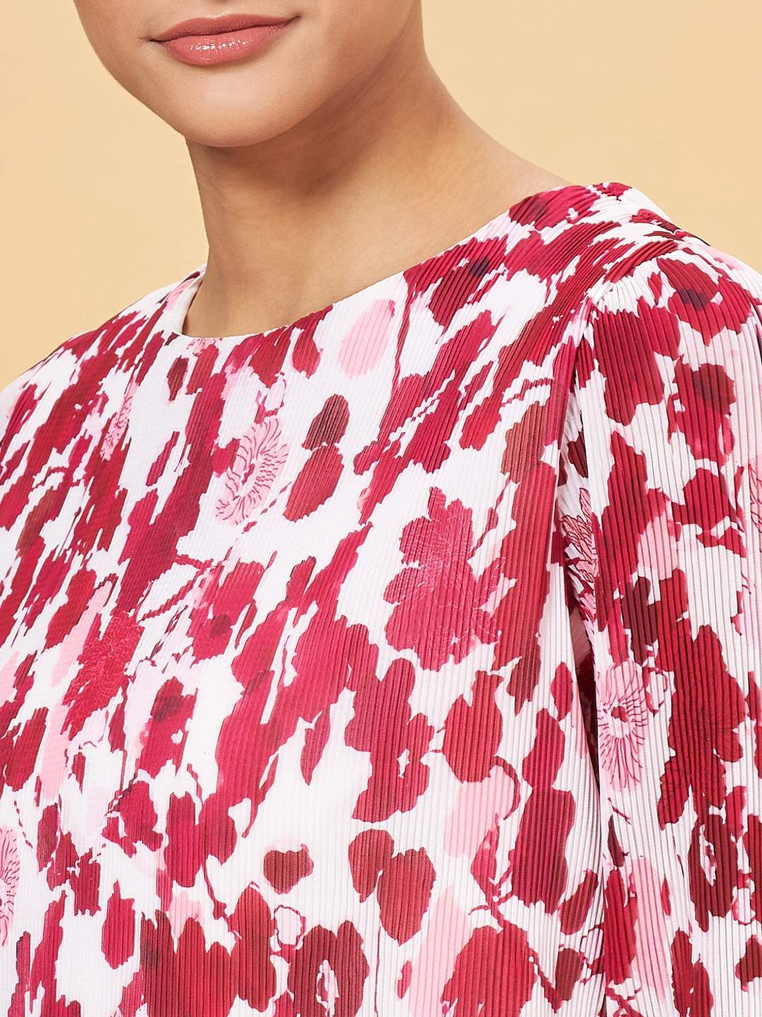 Annabelle by Pantaloons Pink Printed Top