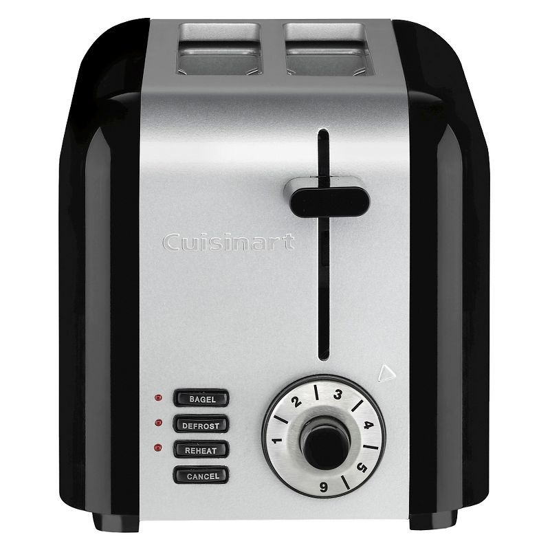 Cuisinart 2 Slice Toaster - Black & Stainless Steel - CPT-320TG