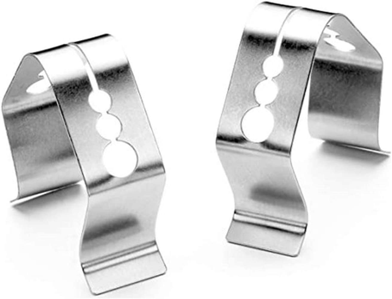 BBQGO Universal Meat BBQ Thermometer Probe Clip Holder for Thermopro Maverick Inkbird Weber iGrill Ambient Temperature Readings APP Wireless Thermometer Smoker Grills Oven (Two Clips)