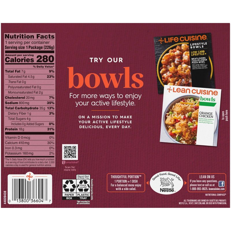 Lean Cuisine Marketplace Vermont White Cheddar Frozen Macaroni and Cheese - 8oz