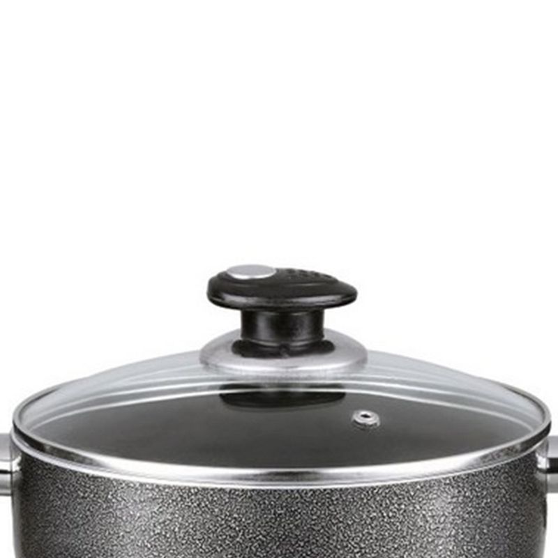 Meyer Corporation Anolon Nouvelle Copper Luxe Hard-Anodized Nonstick Casserole, 4-Quart, Onyx
