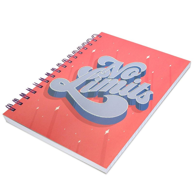 Green Inspired Spiral Notebook 1 Subject College Ruled No Limits Wire-O