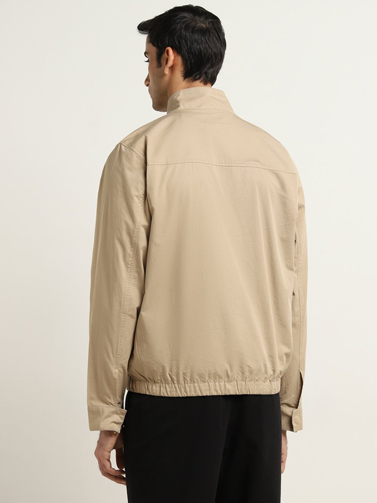 Ascot by Westside Beige Relaxed-Fit Jacket