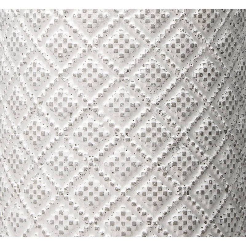 8" Pottery Perfect Diamond Weave Mini Pendant Concrete - Varaluz