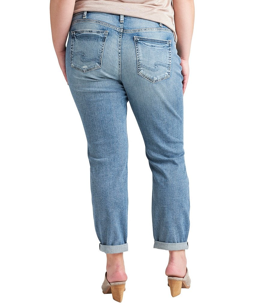 Ruby Rd. Plus Size Super Soft Stretch Denim Straight Leg Jeans