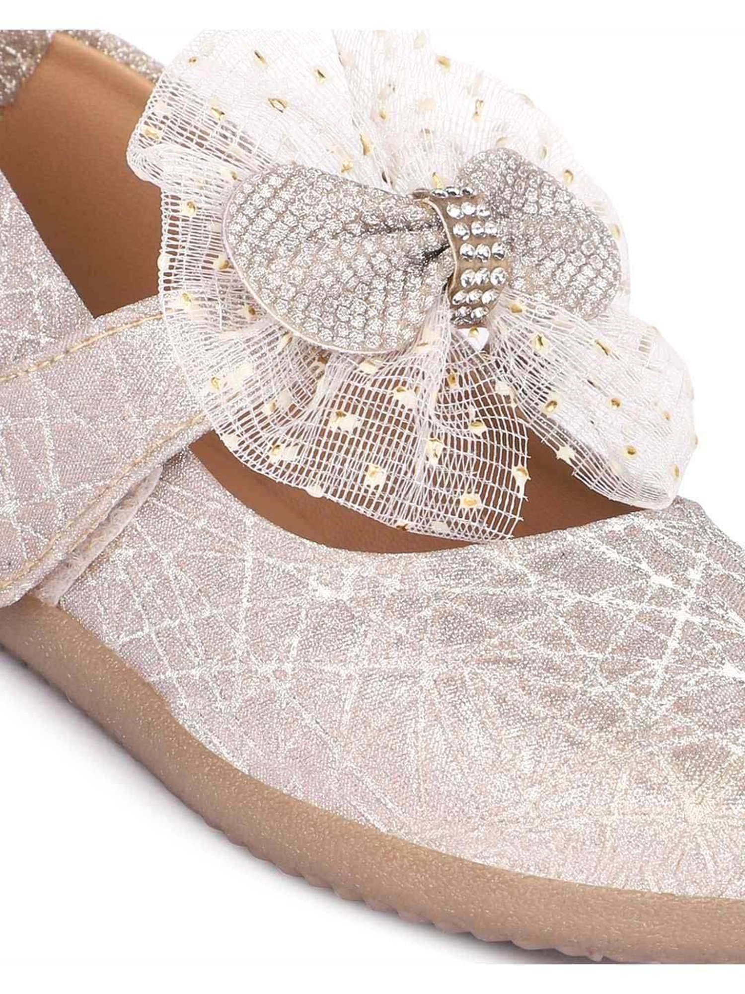 Minesole Kids Golden Mary Jane Shoes