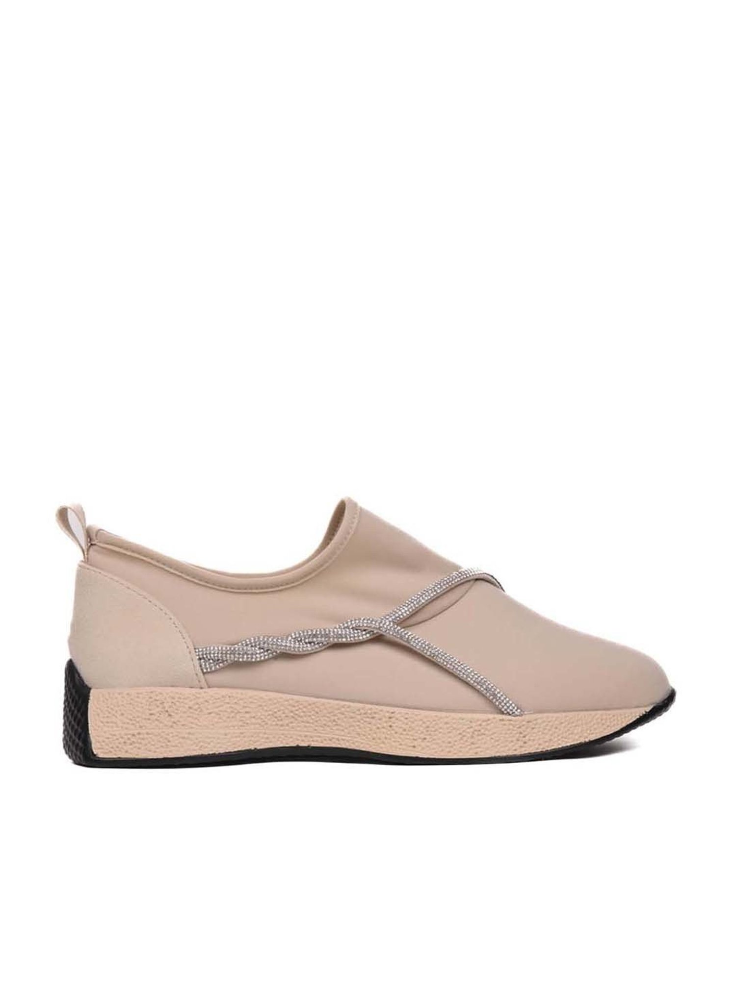 Jove Women's Beige Casual Sneakers