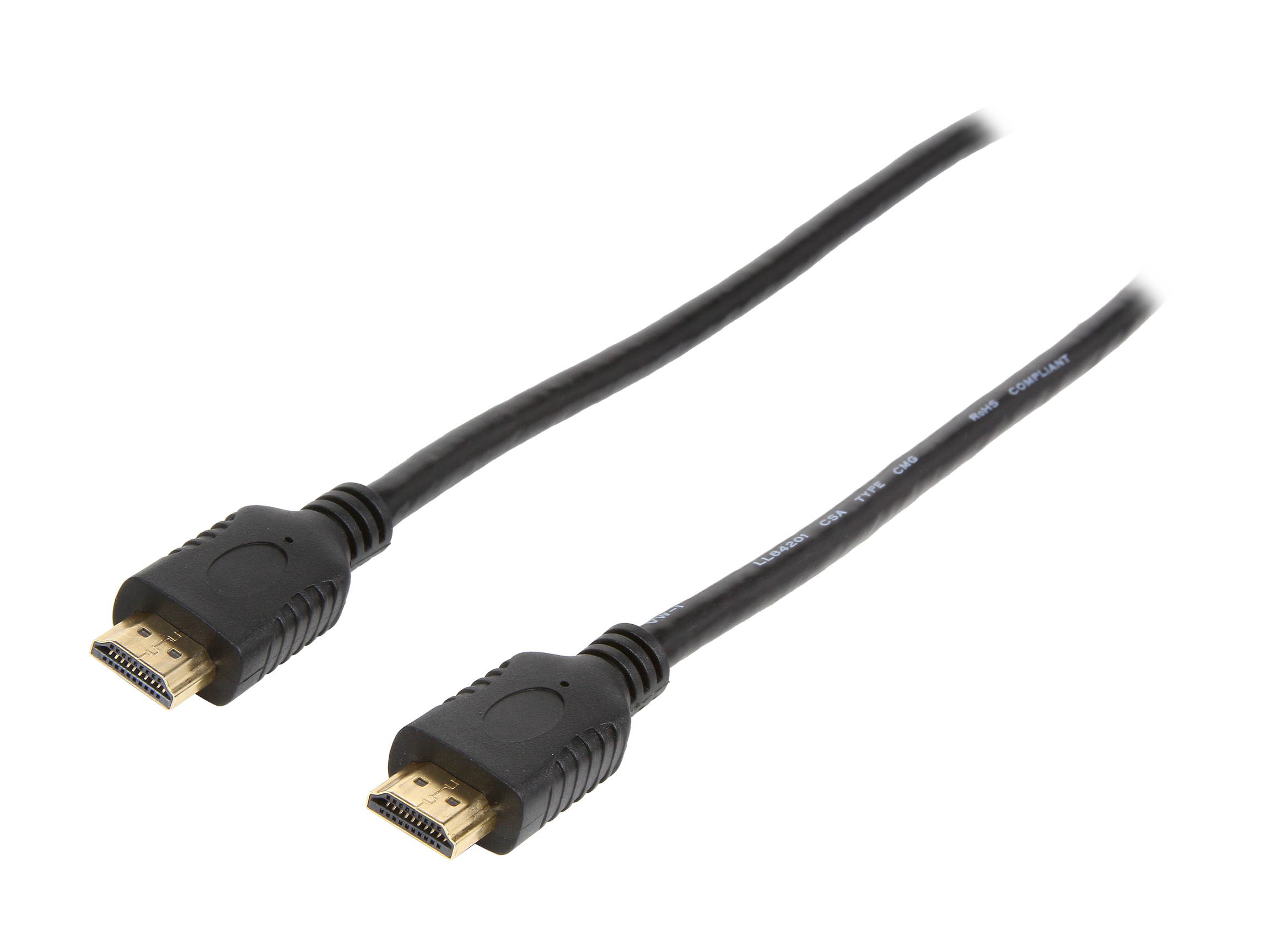 AMC HDM-HDM-HSE10 10 ft. HYPER SERIES Black High Speed HDMI&reg; Cable with Ethernet Gold Plated Connector