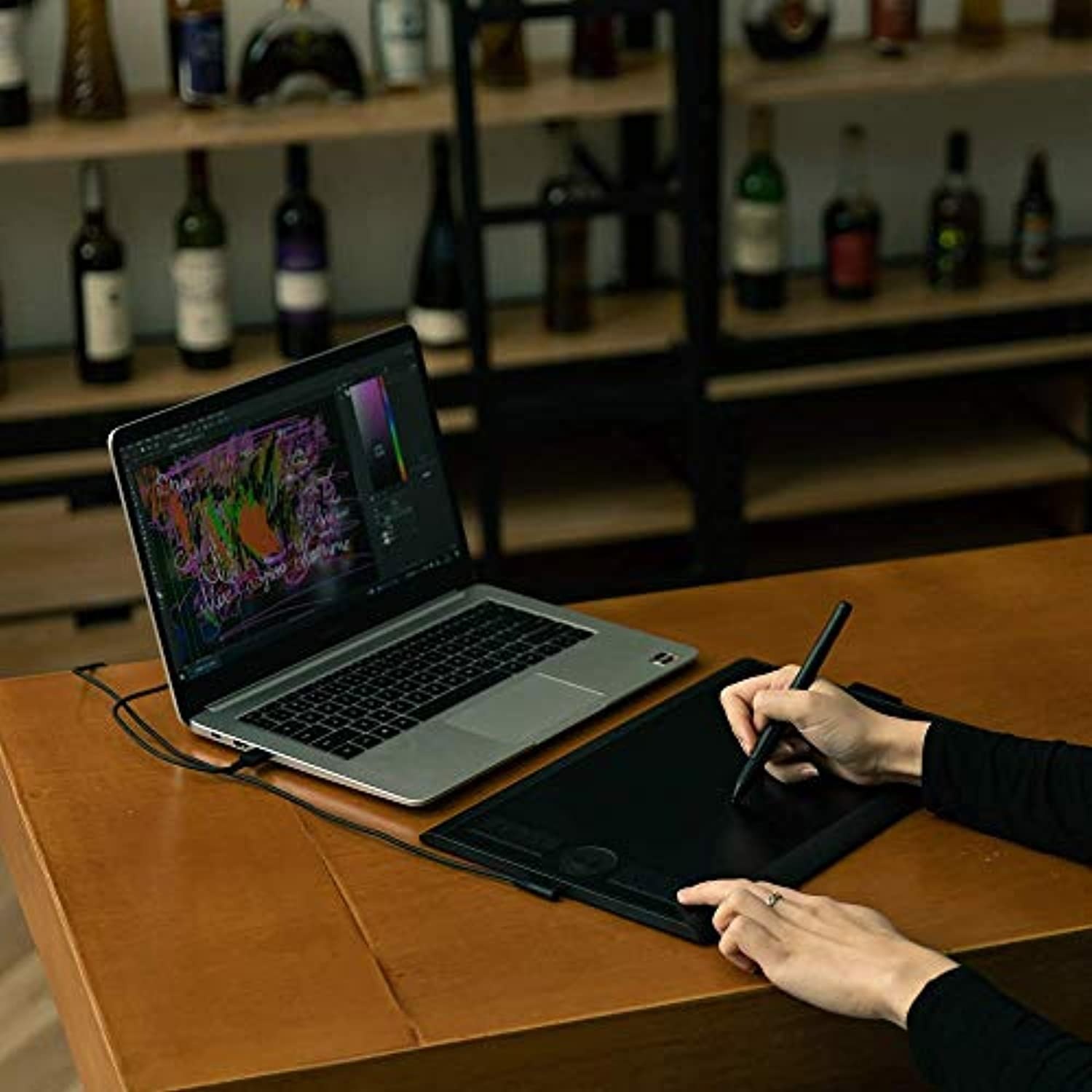 GAOMON M10K PRO Drawing Tablet  and  GAOMON Two-Finger Glove