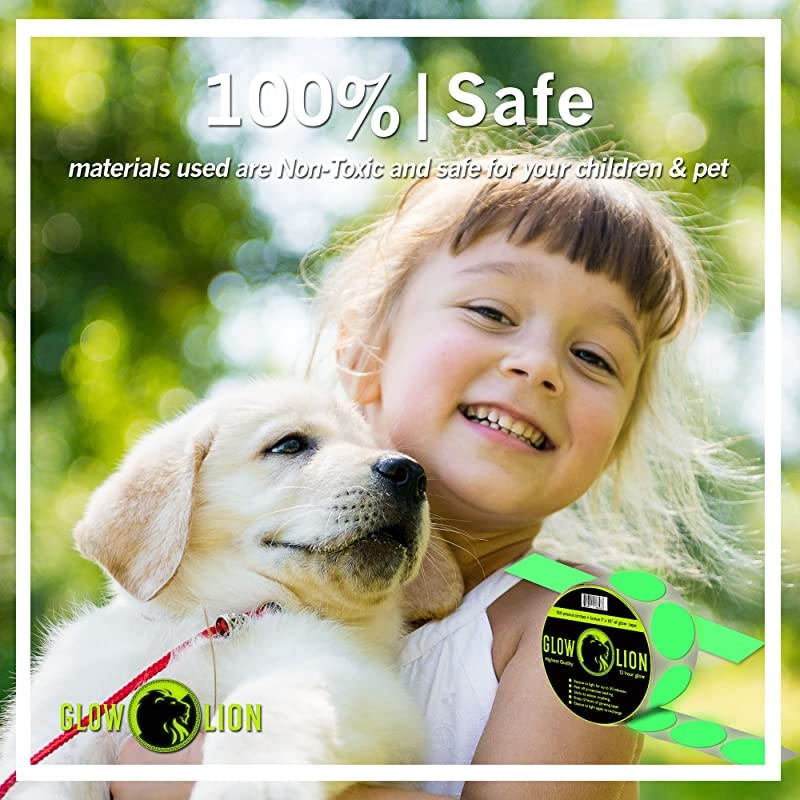 in The Dark Tape DotsCircles Stickers Huge Roll of 150 Dots Great for Kids Walls Parties Bikes Kids Wagons Shoes