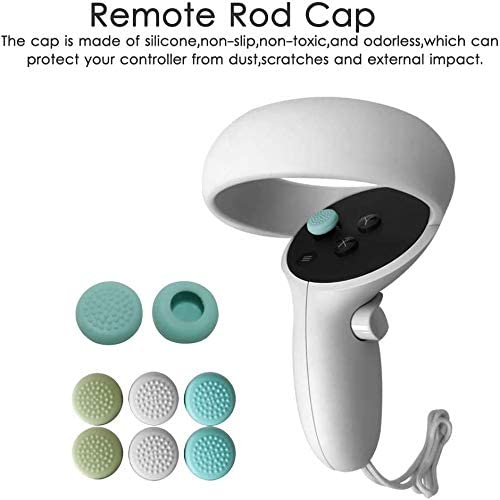 2 Pairs Oculus Quest 2 Elite Washable Silicone Handle Protective Cover